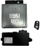 2007 BMW E60 N52k 528i MSV80 DME CAS KEY SET 5WK90188 7576297 7576554 7 576 554