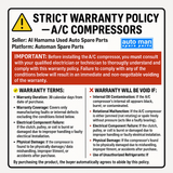 AC Compressor F500-MMBDC-11 Fits Hyundai Santa Fe and Grand Santa Fe F500MMBDC11