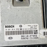 2007 Engine Control Unit ECU 3911027355 FITS KIA SPORTAGE 0281014250