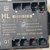Mercedes-Benz E W212 Left rear Door control unit module a2129004106