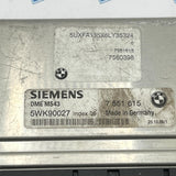 2005-2006 BMW X5 Engine Control Unit ECU 7551615 Module 225 3C4-B6 5WK90027