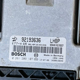 Chevrolet Captiva Engine Control Unit ECU 92193636 0261209107