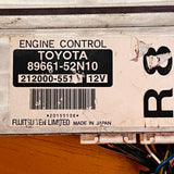 89661-52N10 / 212000-5510 ECU Engine Control Unit Toyota Succeed Probox 1NZ-FE A/T OEM JDM, automanspareparts