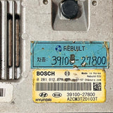 2006 HYUNDAI Santafe CM Engine Control units 3910027800 0281012878