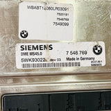 BMW E60 E61 E83 E85 5 X3 Z4 M54 Engine Control Unit ECU DME MS45.0 7548769 5WK93022