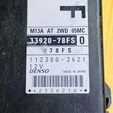 33920-78FS0 ECU Engine Computer 112300-2621 for Chevrolet MW ME34S and Suzuki M13A, automan spare parts