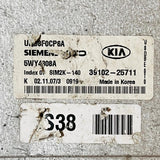 KIA Rondo Engine Control Unit ECU - 5WY4808A 39102-25711 3910225711