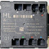 Mercedes-Benz C W204 Left rear Door control unit module a2048207585