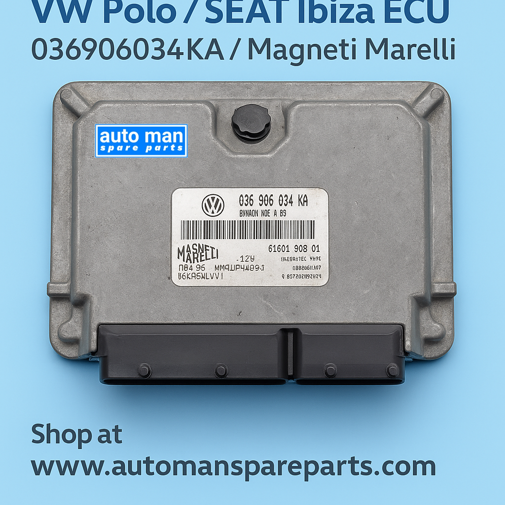 VW Polo / SEAT Ibiza ECU 036906034KA Magneti Marelli – Full Compatibility, Installation & Programming Guide