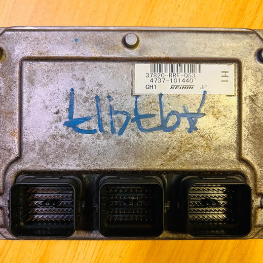 Honda Civic ECU 37820-RRF-Q53 | OEM Engine Control Unit 4737-101440, automan spare parts