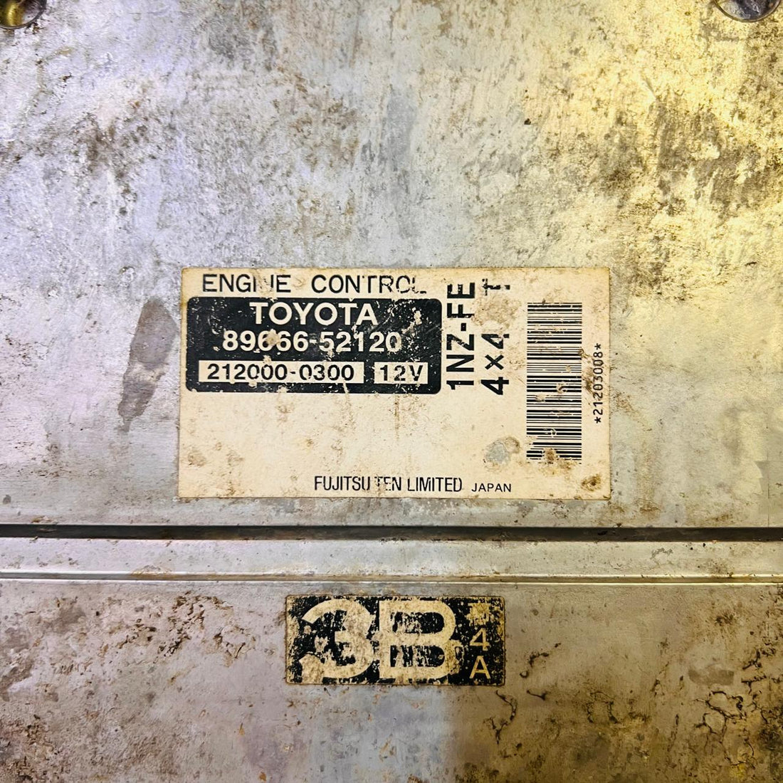 Toyota Funcargo ECU 89666-52120 | OEM Engine Control Unit 212000-0300 JDM – Automan Spare Parts