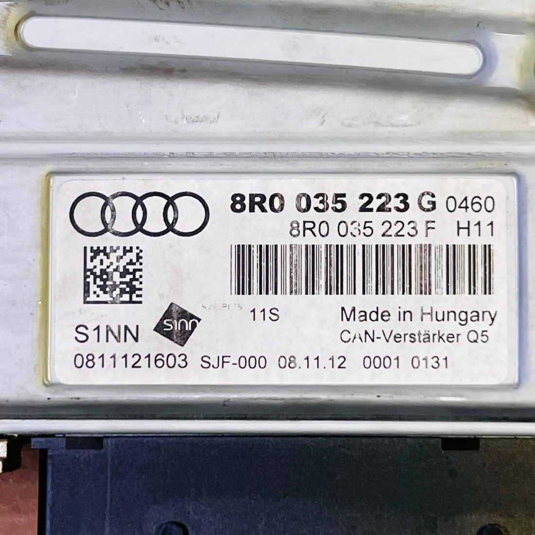 Audi A4 A5 S4 S5 RS5 Q5 Audio Amplifier Radio AMP 8R0035223G / 8R0035223F Genuine OEM (2009–2017), automan spare parts
