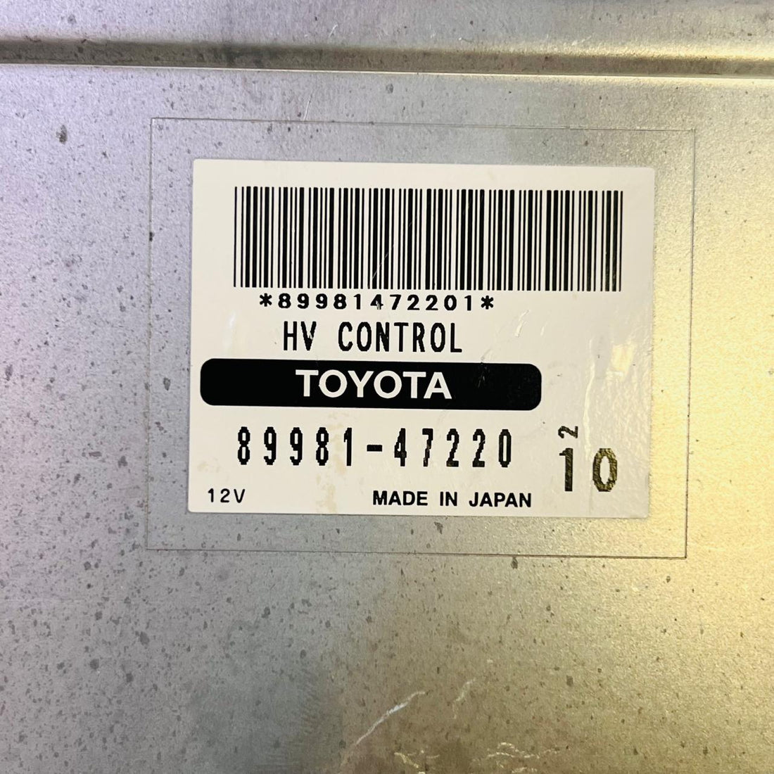 89981-47220 Toyota Prius Hybrid HV High Voltage Control Unit 8998147220 OEM Genuine, automan spare parts