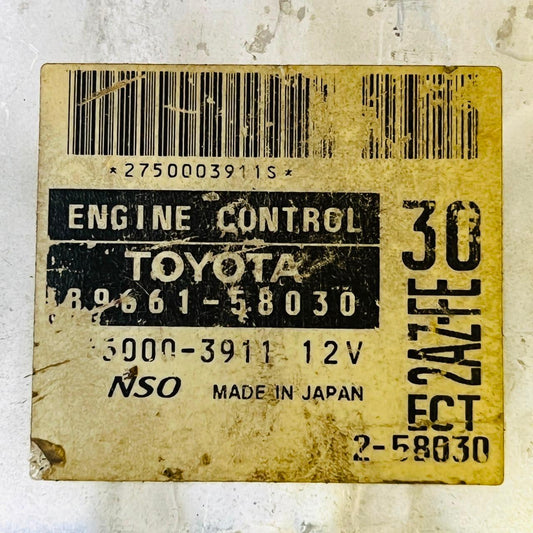 89661-58030 / 275000-3911 / 8966158030 / 2750003911 Toyota Alphard MK1 AH10 2.4 VVT-i Engine Control Unit ECU Genuine OEM (2002–2008), automan spare parts