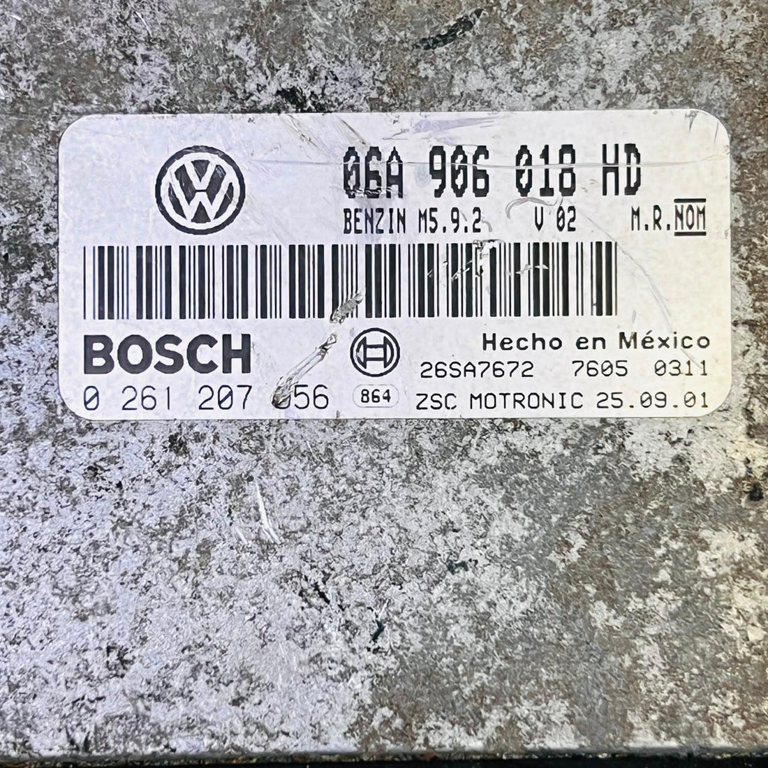 Volkswagen ECU 06A906018HD | Bosch 0261207056 Genuine OEM Engine Control Unit, AUTOMAN SPARE PARTS