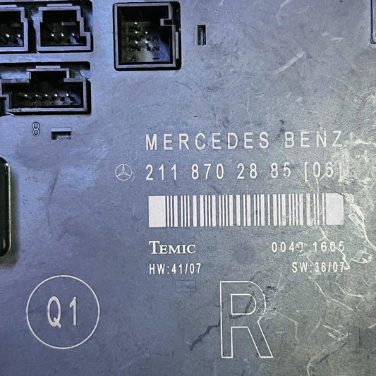 Mercedes W211 Front Right Door Control Module 2118702885 | OEM Module 00401605 (2003–2009), automan spare parts