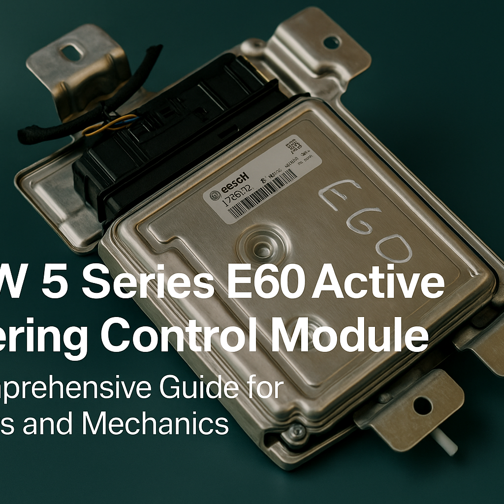 BMW 5 Series E60 Active Steering Control Module: A Comprehensive Guide ...