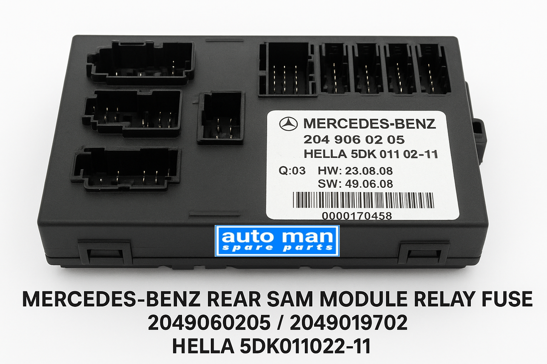 Mercedes-Benz Rear SAM Module Relay Fuse Box 2049060205 / 2049019702 – Complete Guide, automan spare parts