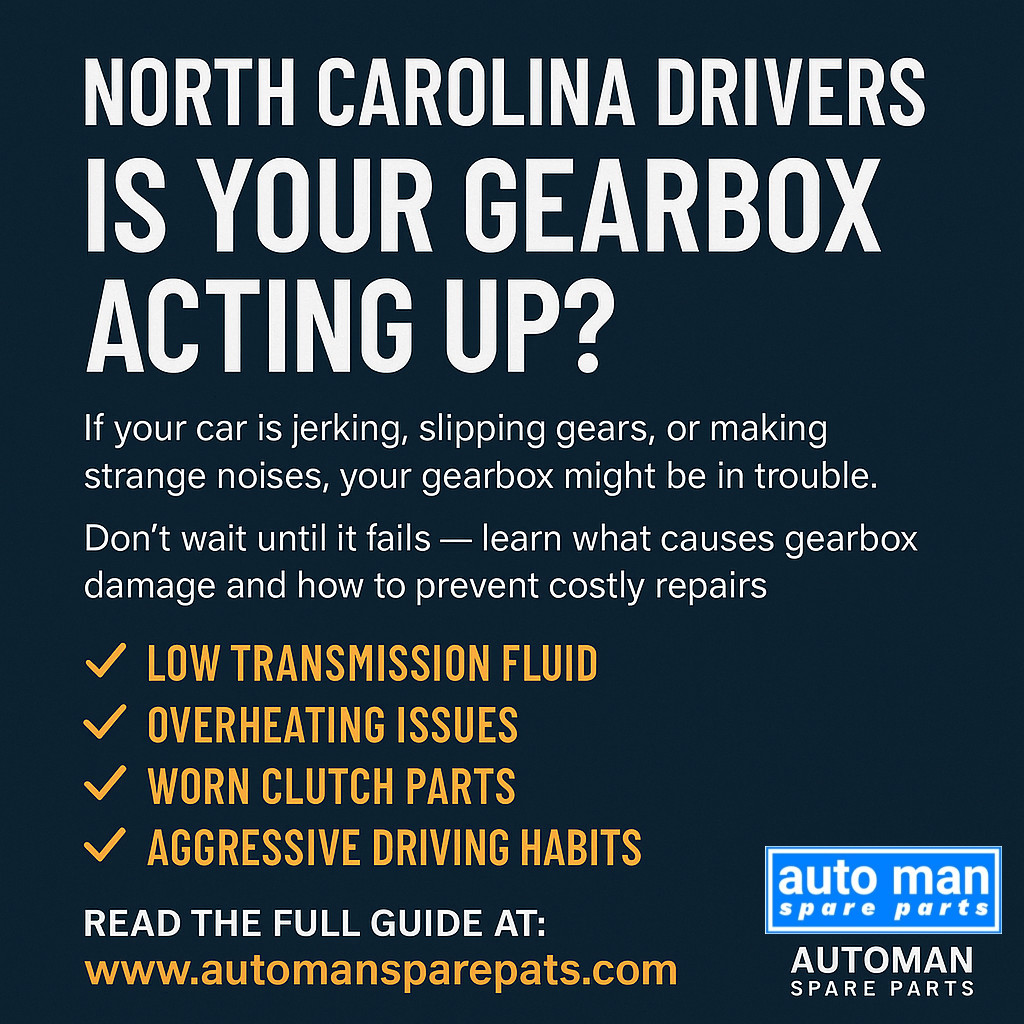 Most Common Causes of Car Gearbox Failure or Damage usa and germany , automan spare parts, www.automanspareparts.com