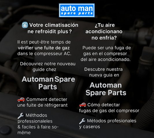 How to Check for a Gas Leak in a Vehicle AC Compressor 2025 france usa uk germany , automan spare parts, www.automanspareparts.com