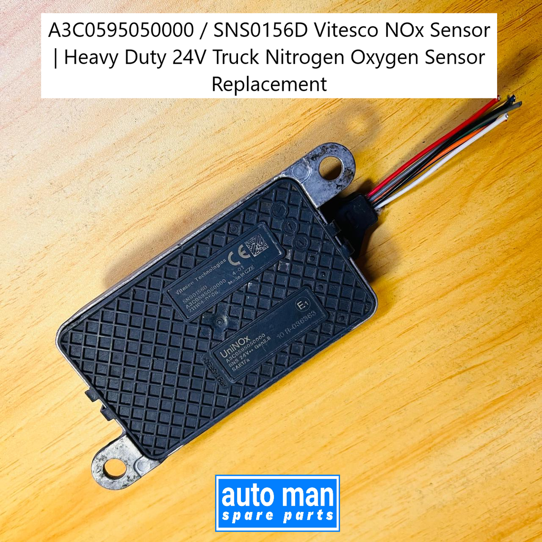A3C0595050000 / SNS0156D Vitesco NOx Sensor – Reliable OEM Replacement for Heavy-Duty 24V Trucks, automan spare parts