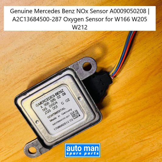Genuine Mercedes Benz NOx Sensor A0009050208 | A2C13684500-287 Oxygen Sensor for W166 W205 W212, automan spare parts