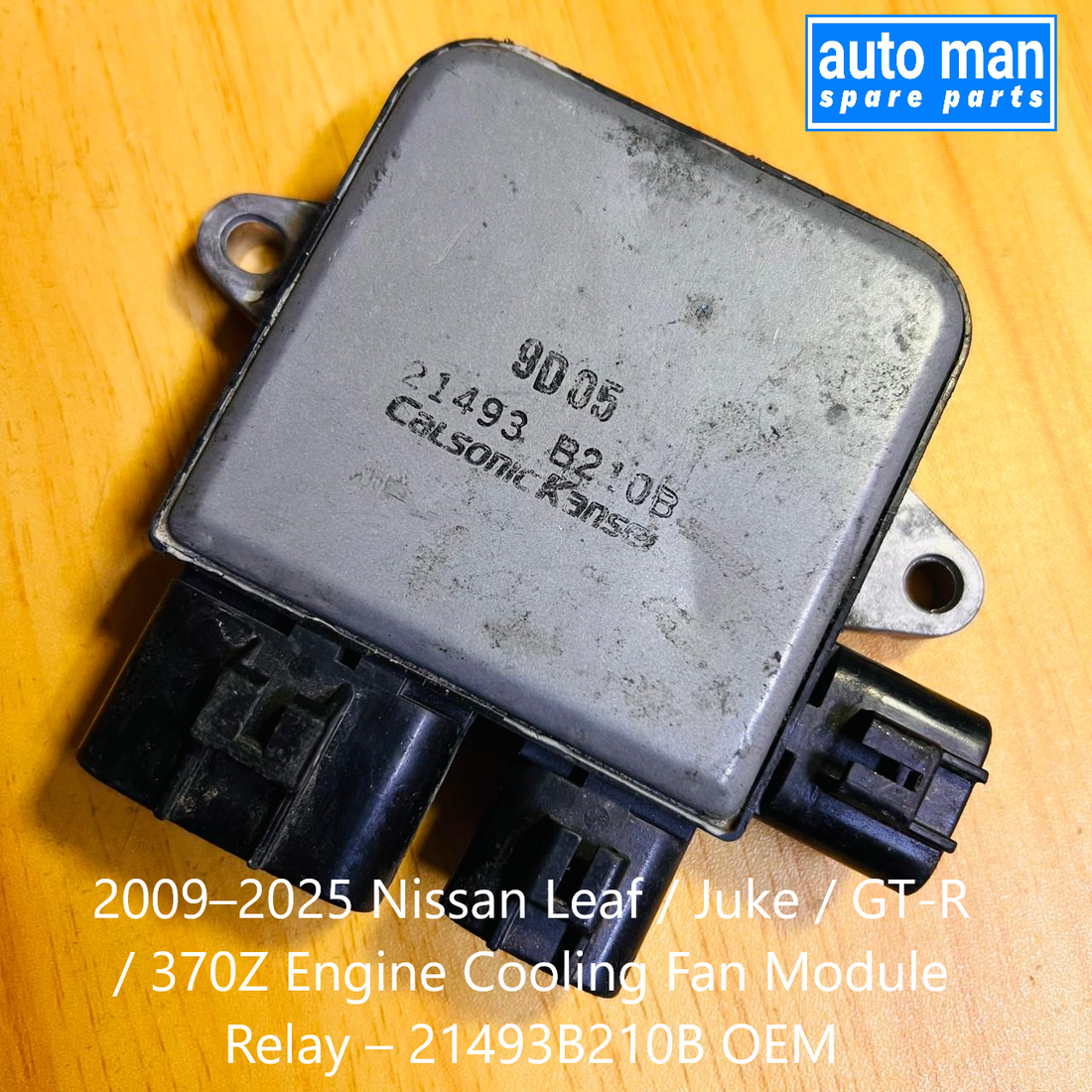 2009–2025 Nissan Leaf / Juke / GT-R / 370Z Engine Cooling Fan Module Relay – 21493B210B OEM, automan spare parts