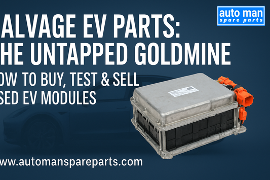 Salvage EV Parts: The Untapped Goldmine — How to Buy, Test & Sell Used EV Modules, automanspareparts