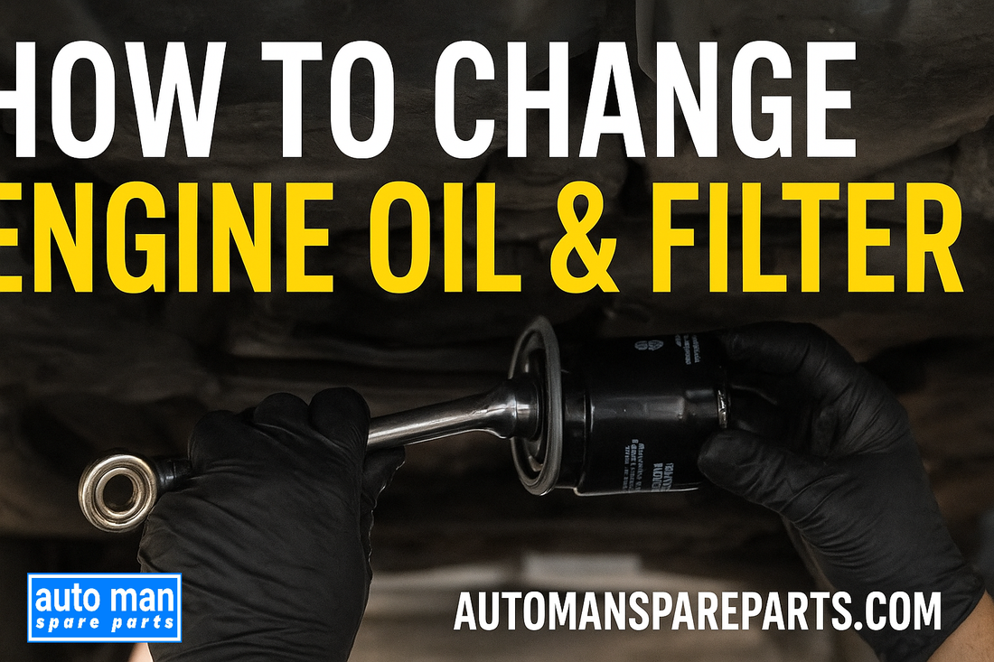 Step by Step Engine Oil Change Guide – Tested and Original Parts, automan spare parts