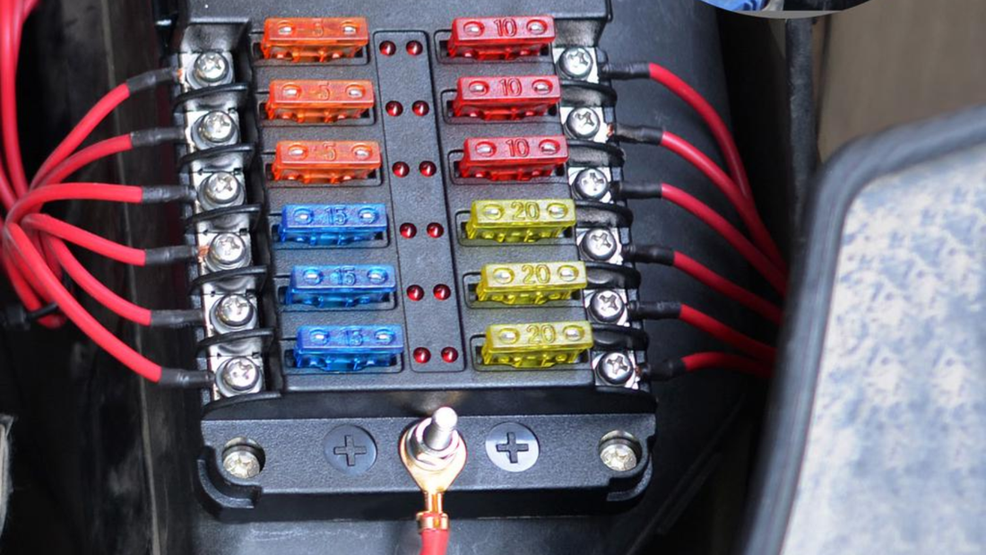 Fuse Box in a Car