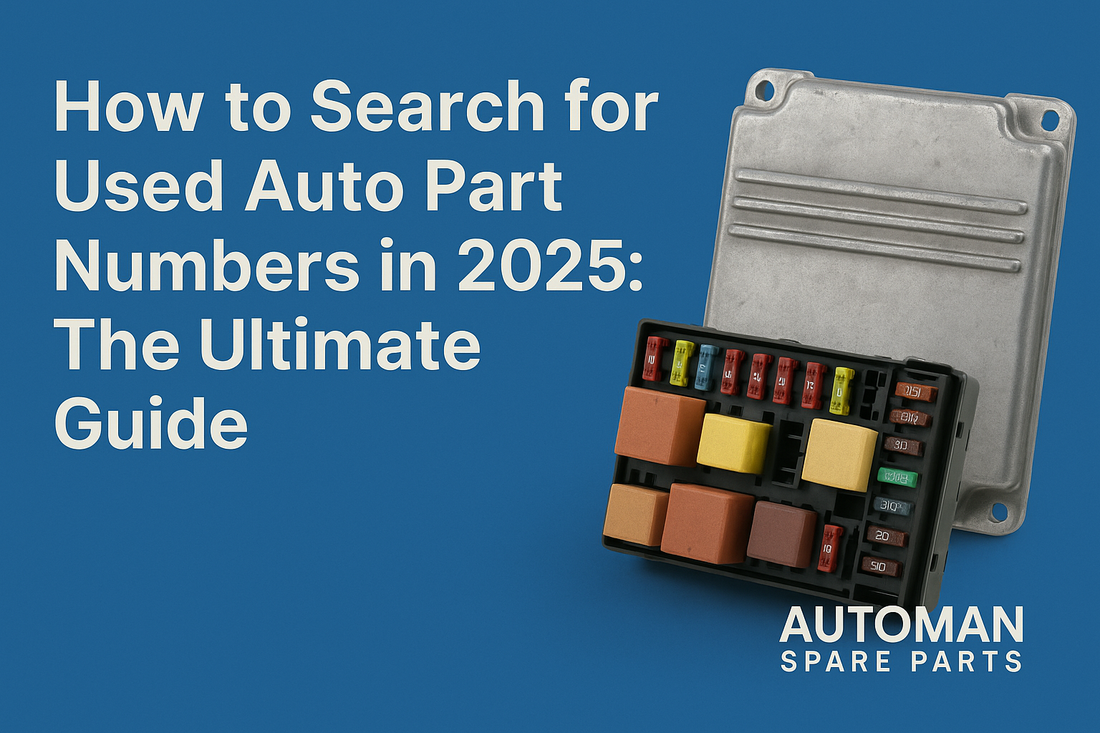 How to Search for Used Auto Part Numbers in 2025: The Ultimate Guide | Automan Spare Parts