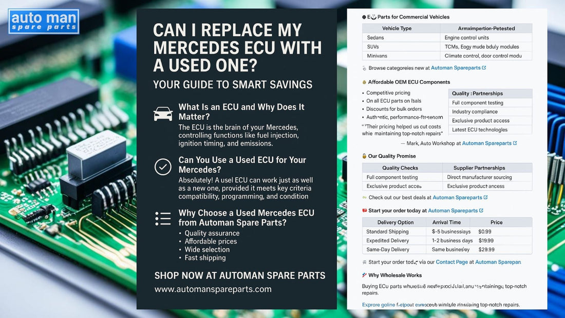 Can I Replace My Mercedes ECU with a Used One? Your Smart Guide to Affordable Performance