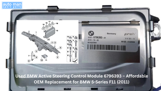 Used BMW Active Steering Control Module 6796393 – Affordable OEM Replacement for BMW 5-Series F11 (2011)