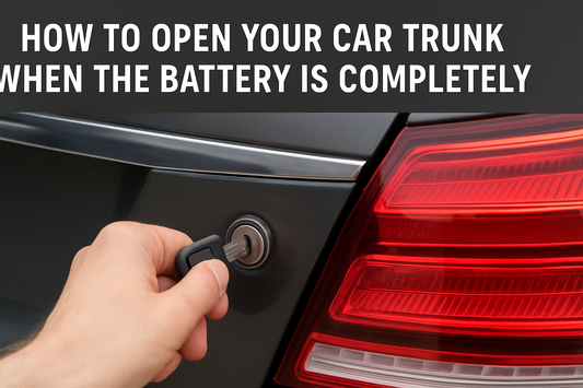 How to Open Your Car Trunk When the Battery is Completely Dead (Step-by-Step Guide)