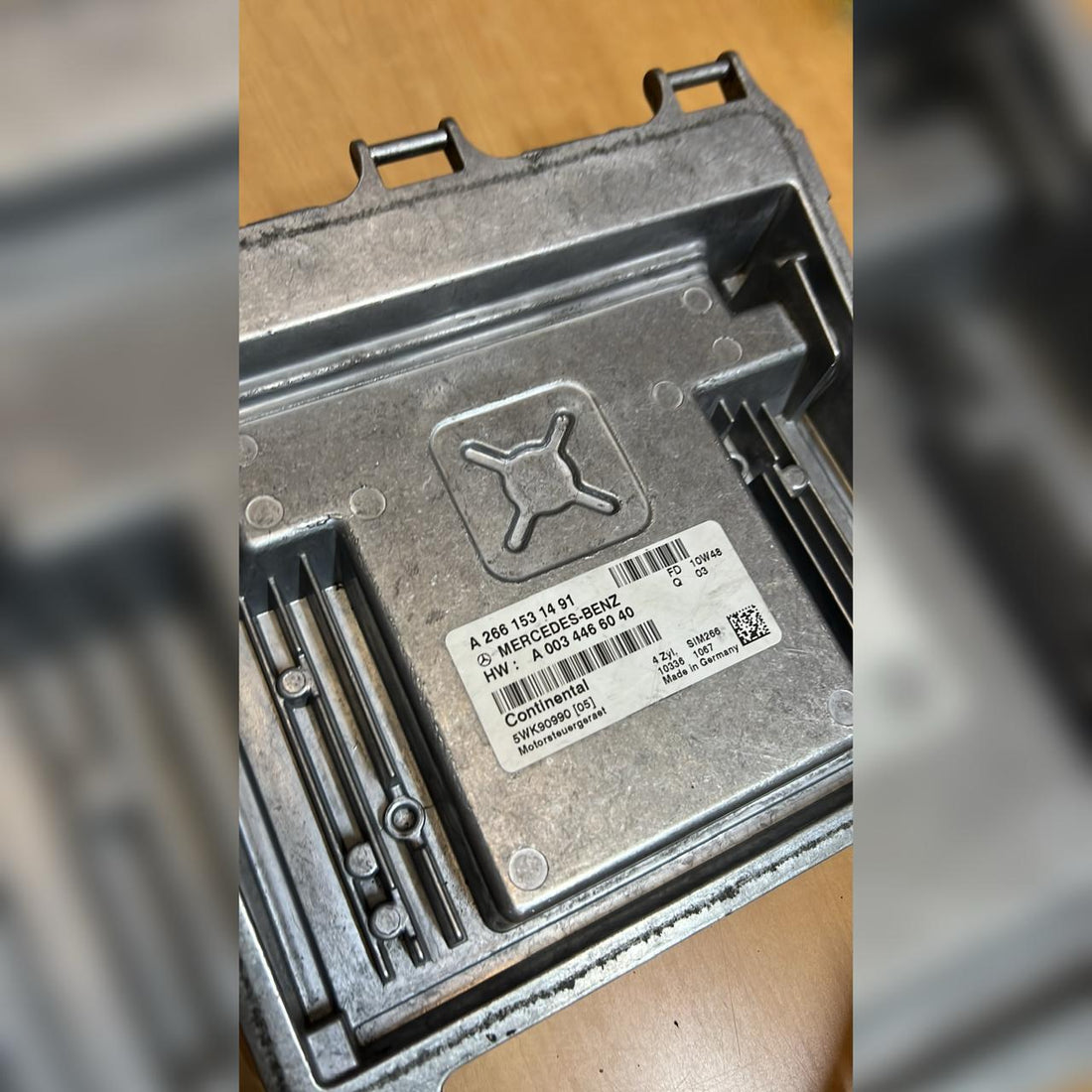 Mercedes A-Class ECU A2661531491 | Engine Control Unit A0034466040 5WK90990 OEM, automan spare parts