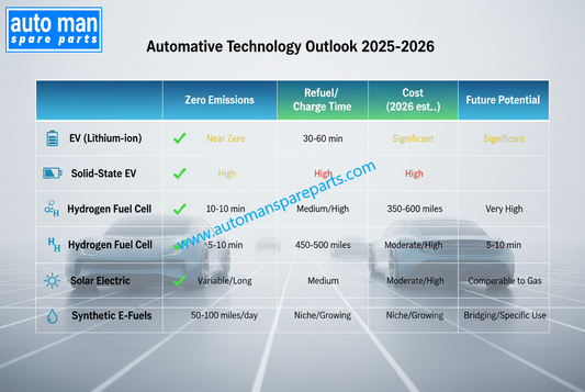 Complete Guide: Will 2026 Bring Better, Cleaner Alternatives to EV Cars After the 2025 Boom?, automan spare parts