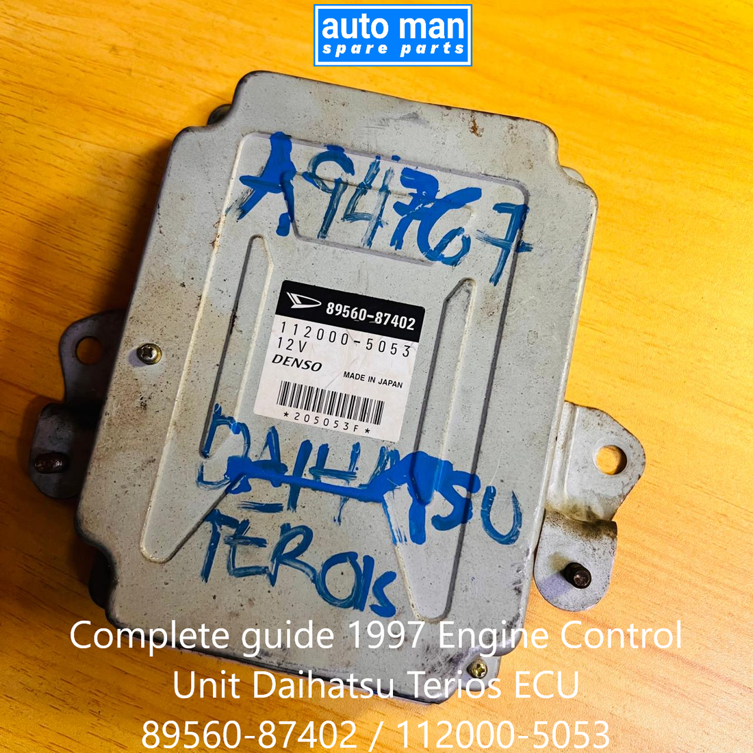The Essential Guide to the 1997 Daihatsu Terios ECU: Part Numbers 89560-87402 / 112000-5053, automan spare parts