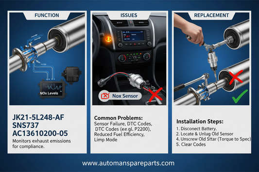 Ford NOx Sensor JK21-5L248-AF / SNS737 / A2C13610200-05 – Function, Issues &  Replacement, automan spare parts