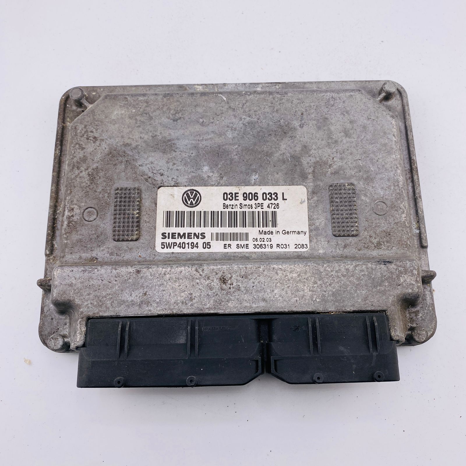 ECU Engine Control Unit VW POLO 9N 9N3 2001-2012 03E906033L 5WP4019405 Siemens