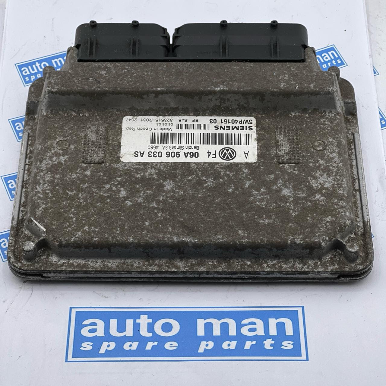 VW VOLKSWAGEN GOLF 06A 906 033 AS Ecu ecm oem jdm 5WP40151 04 06A906033AS