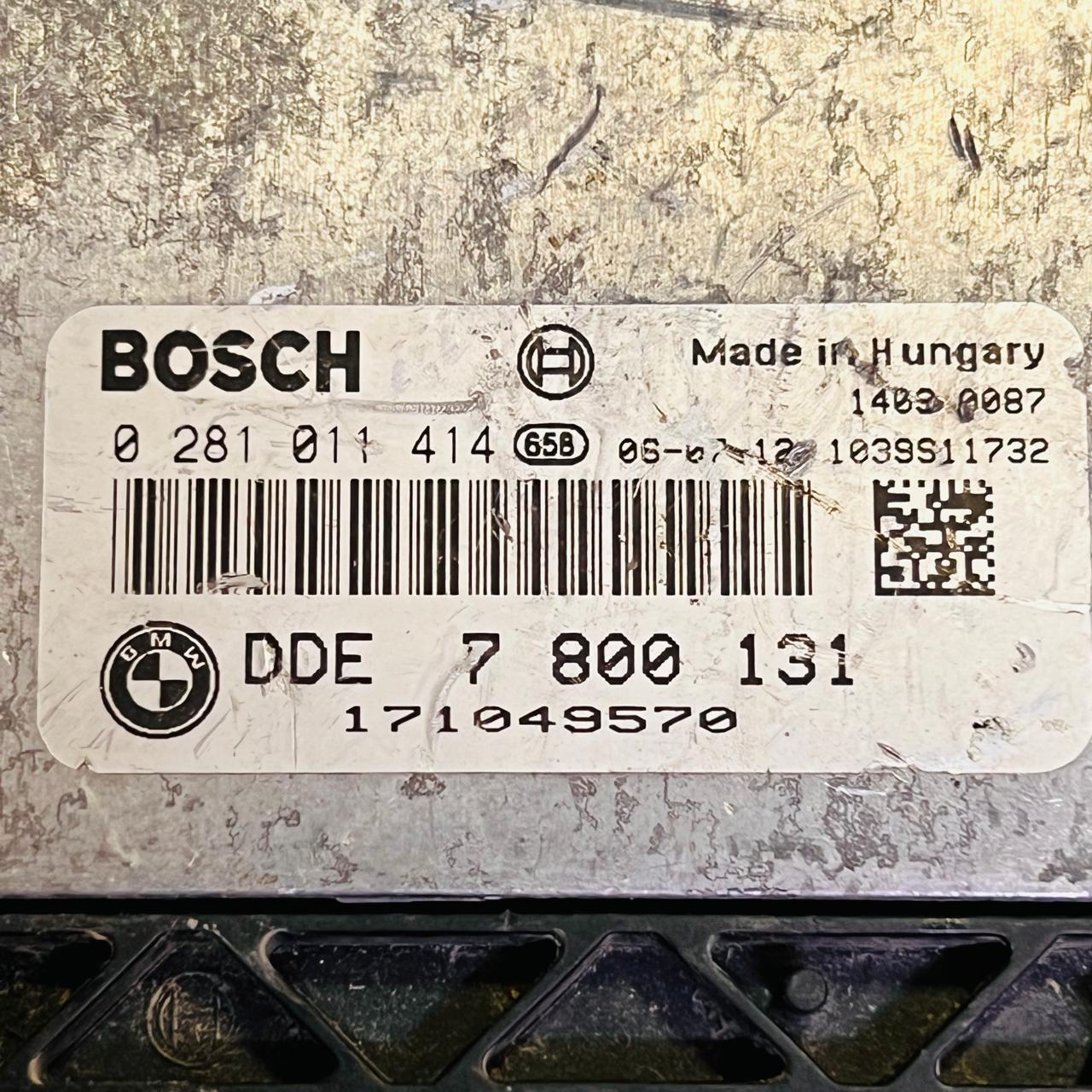 DDE 7800131 / 0281011414 / 1039S11732 BMW Engine Control Unit (ECU) – X5 E53 3.0d M57N – Automatic Transmissionm, auto man spare parts