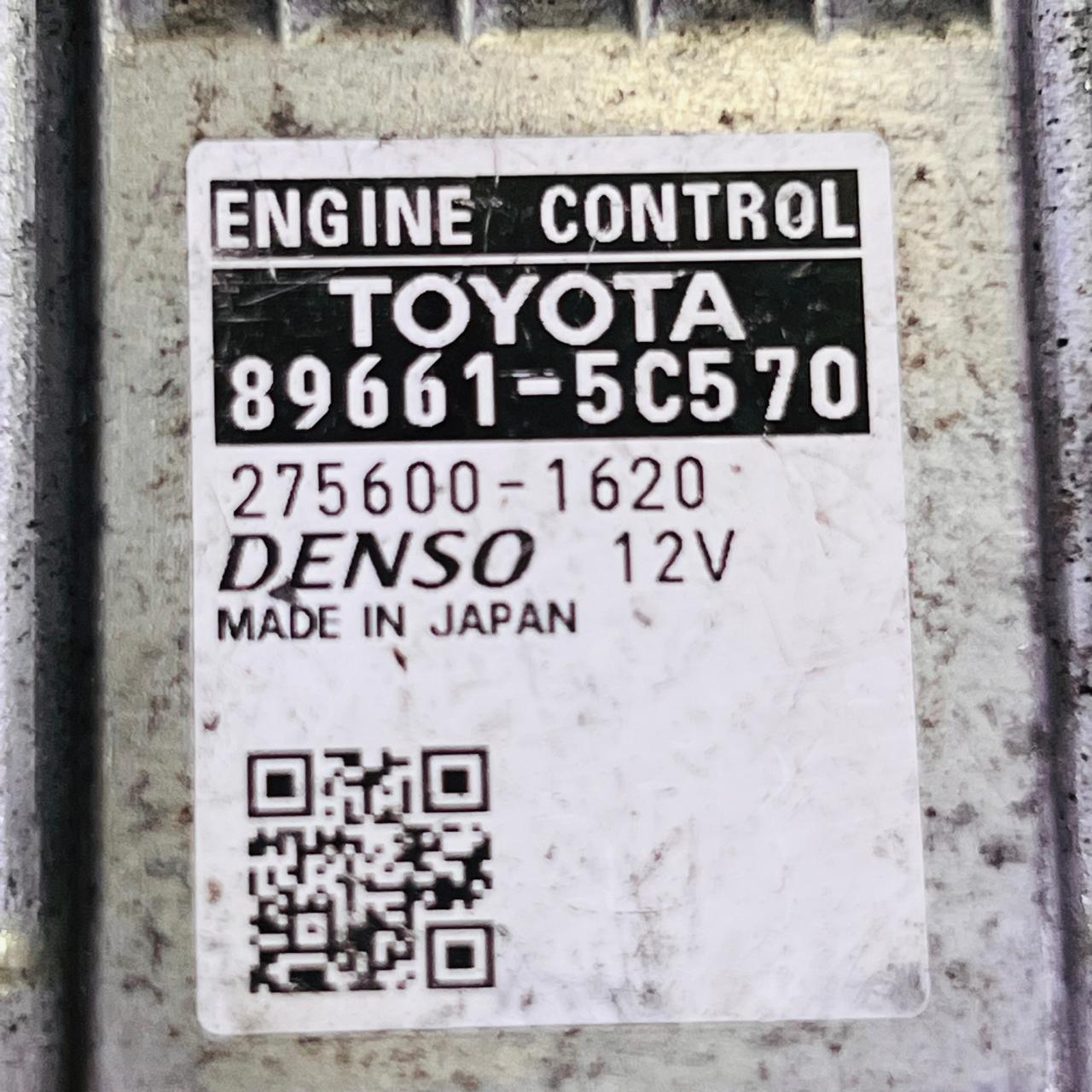 89661-5C570 / 275600-1620 / 896615C570 / 2756001620 Toyota Aqua / Prius C DAA-NHP10 Engine Control Unit ECU Genuine OEM, automan spare parts