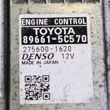 89661-5C570 / 275600-1620 / 896615C570 / 2756001620 Toyota Aqua / Prius C DAA-NHP10 Engine Control Unit ECU Genuine OEM, automan spare parts