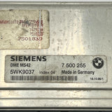 وحدة التحكم في كمبيوتر محرك BMW الفئة الثالثة 328I موديل 1999-2000، رقم 5WK9037، وحدة التحكم الإلكترونية ECM 7500255