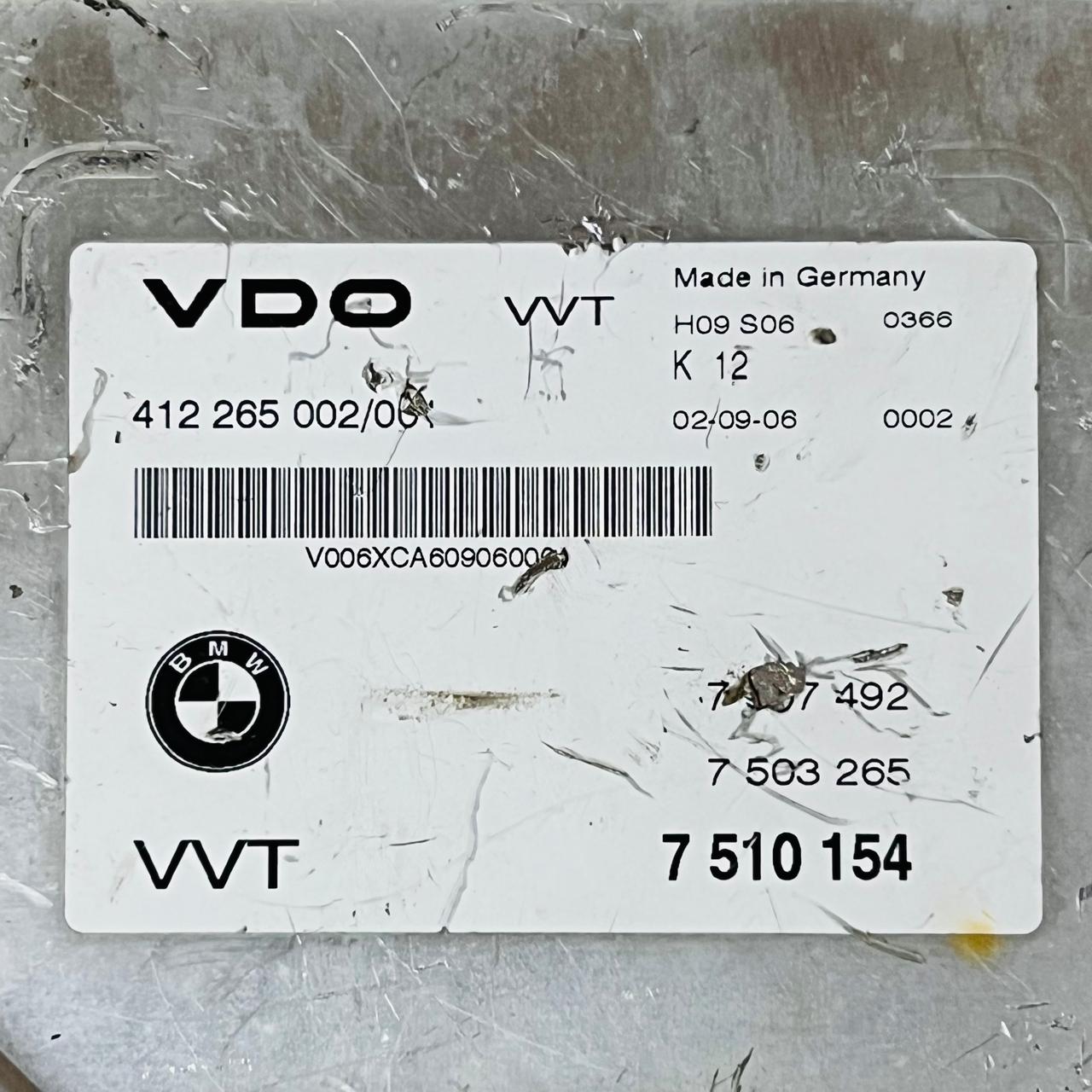 وحدة التحكم في صمام VVT Valvetronic لسيارة BMW 745i 750i E66 موديل 2002-2008، وحدة التحكم الإلكترونية ECM رقم 7510154، رقم 412265002