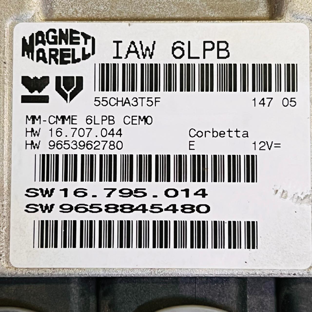 9653962780 / 9658845480 / IAW 6LPB / 16.795.014 / 16.707.044 / IAW6LPB / 16795014 / 16707044 Peugeot Citroën Engine Control Unit ECU OEM, automan spare parts