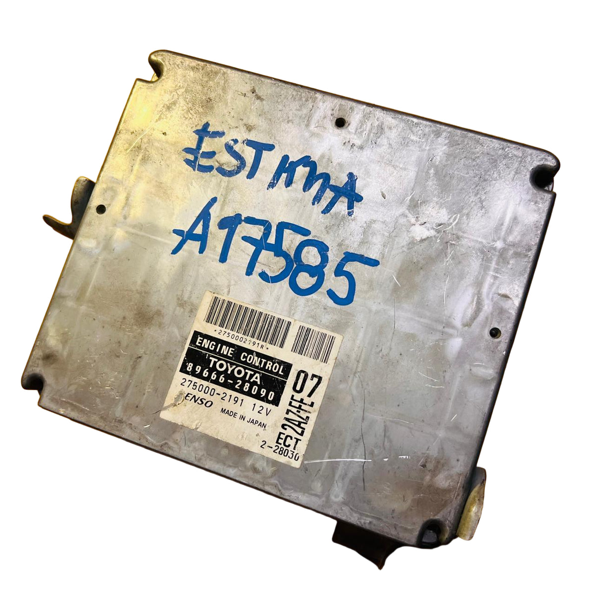 89666-28090 / 275000-2191 / 8966628090 / 2750002191 / 2AZ-FE Toyota Estima 2.4 VVTi ECU Engine Control Unit, automan spare parts