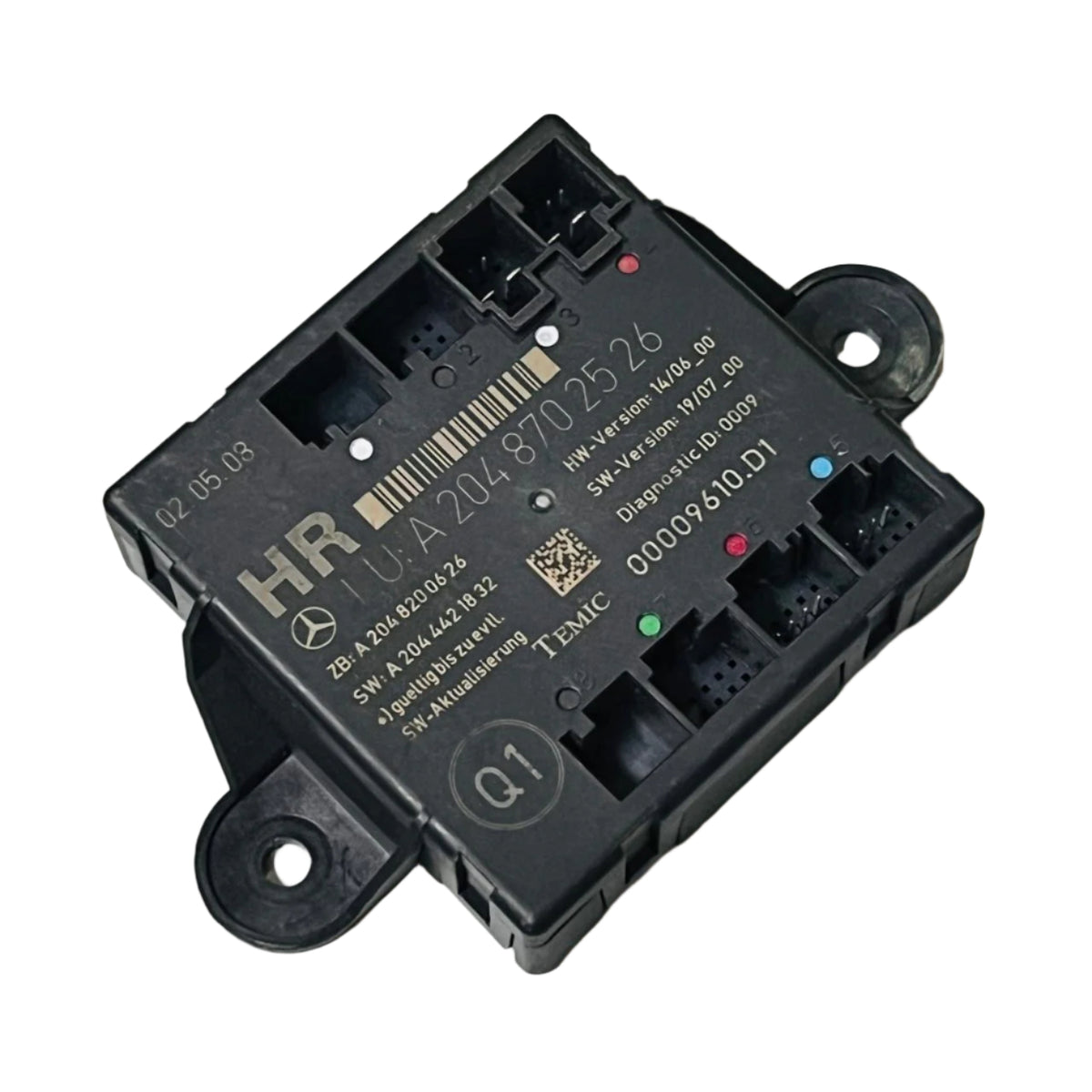 Mercedes-Benz W204 Rear Right  Door Control Module A2048702526