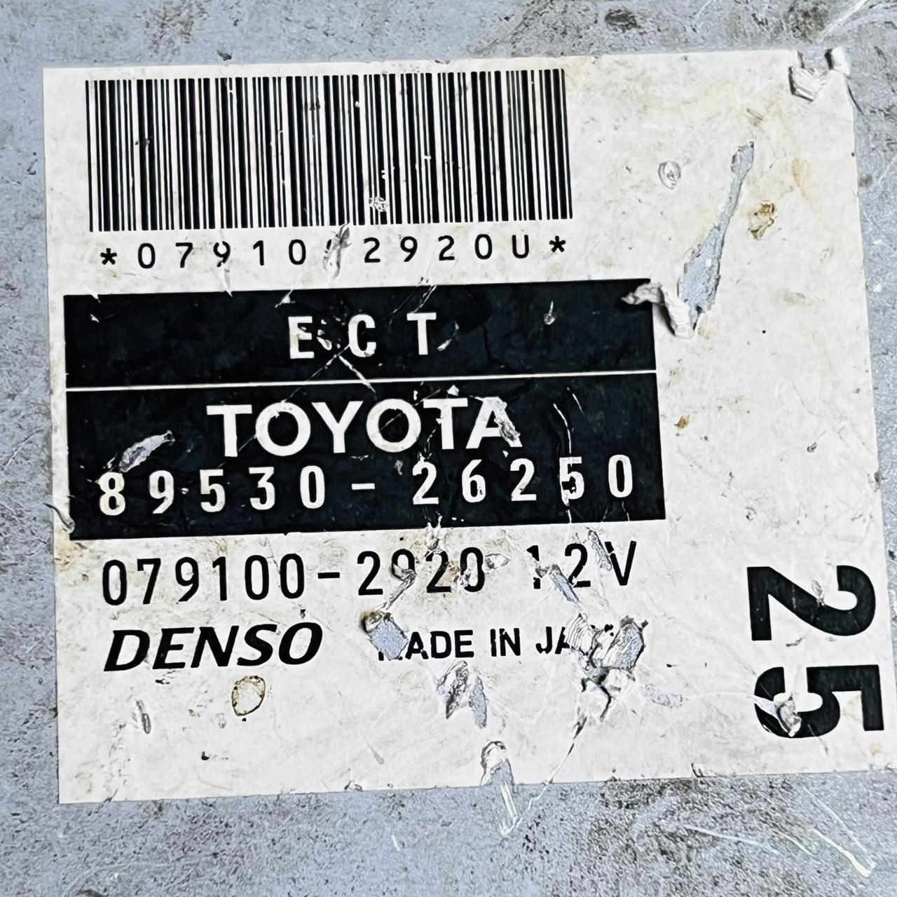89530-26250 / 079100-2920 / 8953026250 / 0791002920 Toyota HiAce TCU | Genuine 2009 Transmission Control Unit, automan spare parts
