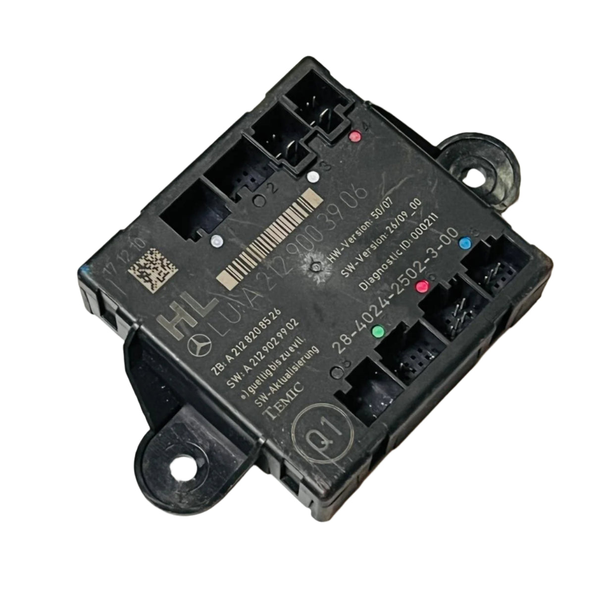 MERCEDES-BENZ E W212 Rear Left Door Control Unit A2129003906 A2128208526 2011